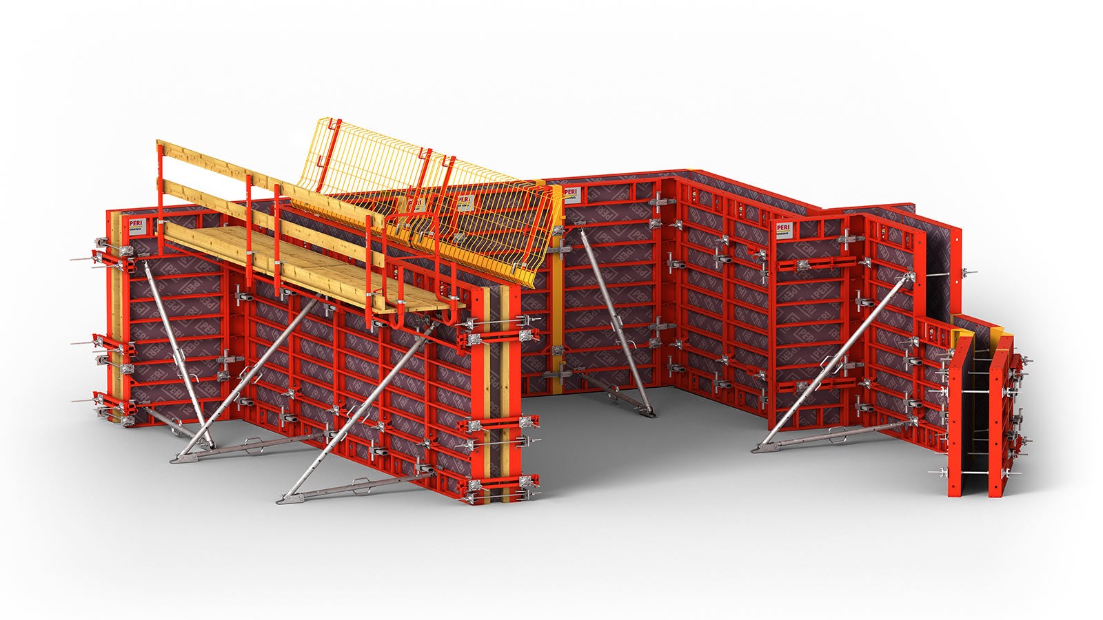 Lightweight panel formwork for building construction and civil engineering<br/>
