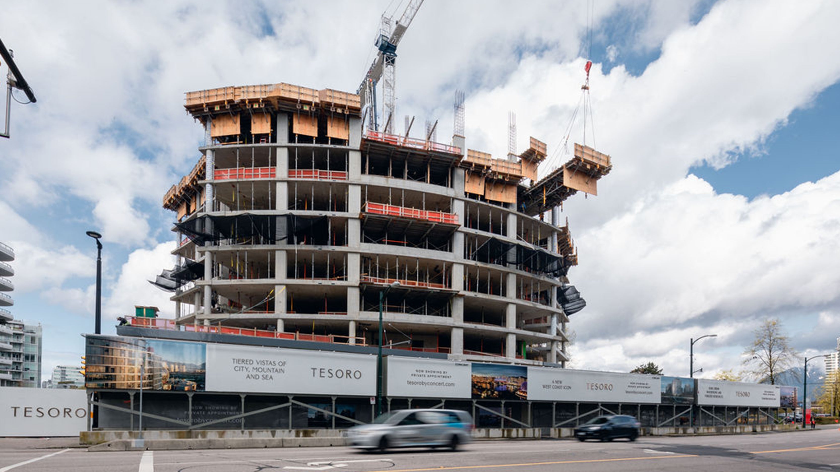 Tesoro is a condo and townhouse development in Vancouver, British Columbia.